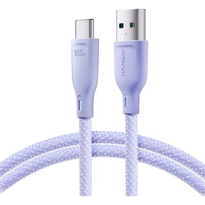 JOYROOM Кабел за данни JOYROOM USB - Type-C, 100cm, LILA SA34-AC6 P (SA34-AC6 P)