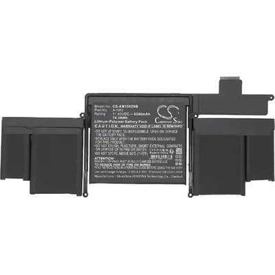 Cameron Sino Батерия за лаптоп Apple MacBook A1502 battery(2015), MacBook Pro Retina A1502 (2015 Version) A1582 LiPo 11, 43V 6500mAh CAMERON SINO (CS-AM1502NB)
