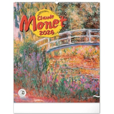 Claude Monet nástěnný 2026