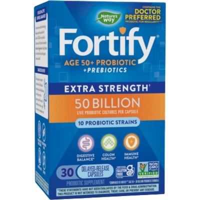 Nature's Way Fortify Age 50+ Probiotic 50 Billion | Extra Strength [30 капсули]