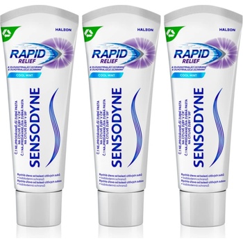 Sensodyne Repair & Protect Cool Mint паста за зъби за чувствителни зъби 3x75ml