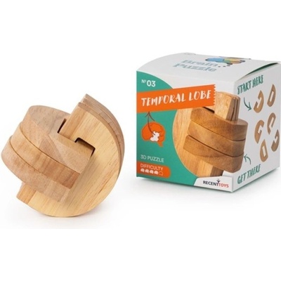 RecentToys Brain Puzzle 3 Spánkový lalok