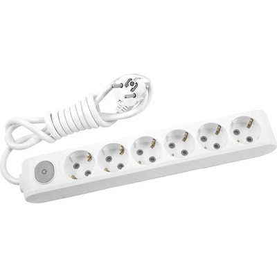 Panasonic РАЗКЛОНИТЕЛ 6 ГНЕЗДА С КЛЮЧ ПАНАСОНИК wlta04612wh КАБЕЛ 1.5м БЯЛ (wlta04612wh)