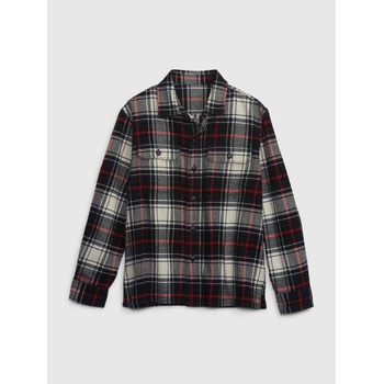 GAP Бебешка фланелена риза GAP GAP | Cheren | Момчешки | 116-122