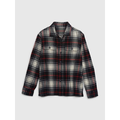 GAP Бебешка фланелена риза GAP GAP | Cheren | Момчешки | 116-122