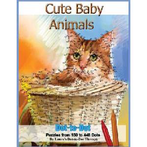 Cute Baby Animals - Dot-to-Dot Puzzles from 150-448 Dots | Laura's Dot to Dot Therapy (ISBN: 9781983509285)