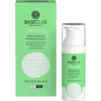 BasicLab Complementis ahká emulzia s 3% komplexom kmeňových buniek 1% glycyrrhizínu CBD a adenozínom 50 ml