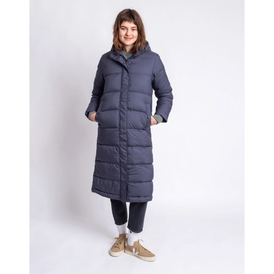 Patagonia W's Silent Down Long Parka Smolder Blue