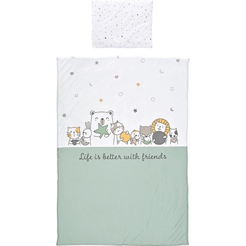 Image 1 of Lorelli Спален комплект от 3 части Lorelli - Happy Friends, Мint (20800016401)