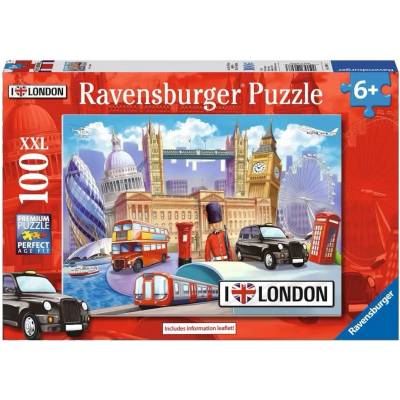 Ravensburger - Puzzle London, United Kingdom 100 XXL - 100 piese