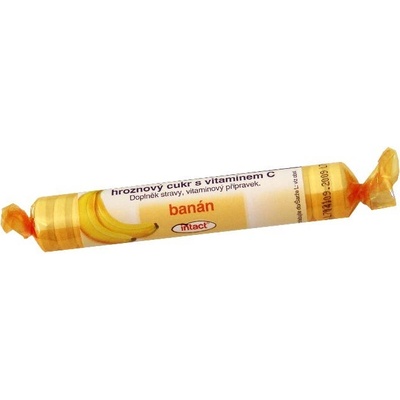 INTACT Hroznový cukor vitamínC banán 40 g