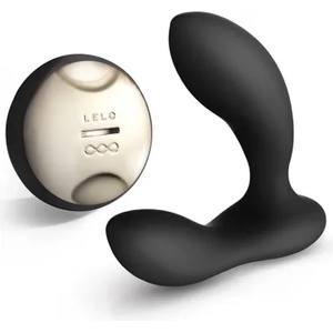LELO Луксозен простатен стимулатор с дистанционно Lelo Hugo черен