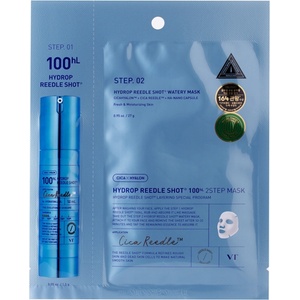 VT Cosmetics Hydrop Reedle Shot 100hL 2-Step Mask - Хидратираща хидрогелна маска за лице 1бр/27г