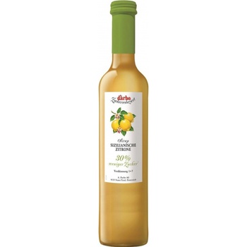 Darbo Sirup ze sicilských citronů se sníženým obsahem cukru 0,5 l