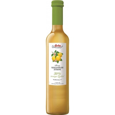 Darbo Sirup ze sicilských citronů se sníženým obsahem cukru 0,5 l