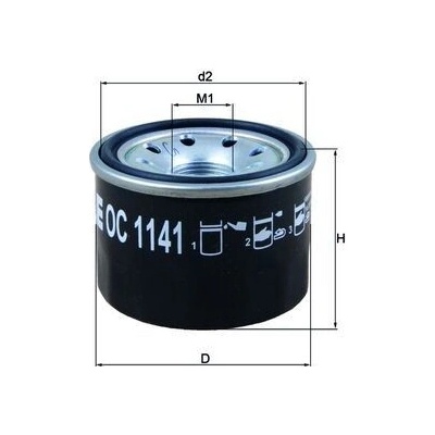 Olejový filter MAHLE OC 1141