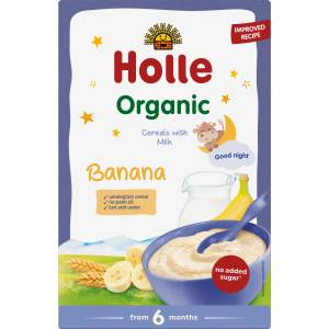 Holle Био млечна каша Holle - Банани, 250 g (1384) - baby