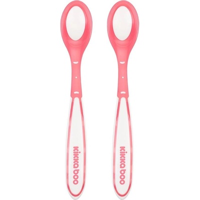 Kikka Boo Лъжици термосензорни 2бр Boo Pink (kikka-31302040078)