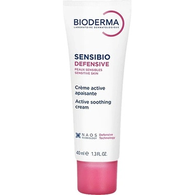 BIODERMA Sensibio Defensive Active Soothing Cream Day успокояващ крем за лице унисекс 40 мл
