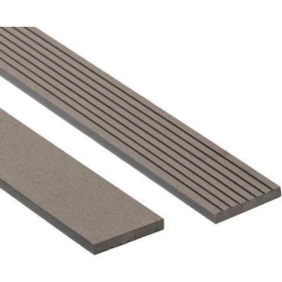 Covernit Plotová doska WPC Brushed sivá 80 x 12 x 1800 mm