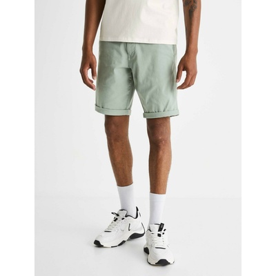 Celio Светлозелени мъжки къси панталони тип "чино" Celio Bochinobm Celio | Zelen | МЪЖЕ | XXL