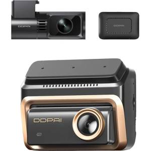  DDPAI DDPAI Z90 Master двуканална видеорегистраторна камера, GPS, 5 GHz, BT 5.1, черен (Z90 Master Dual)