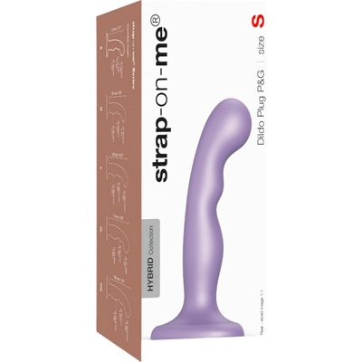 Strap-on-me P&G Ohybný fialový strap-on dildo s prísavkou
