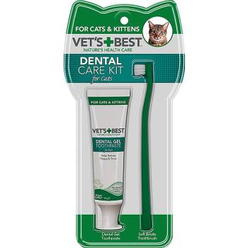 Vet's Best Dental Care Kit sada na čistenie zubov pre mačky