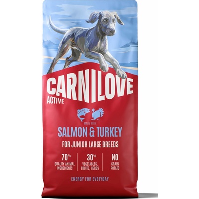 Carnilove Active Junior Large Breed Salmon & Turkey 12 kg