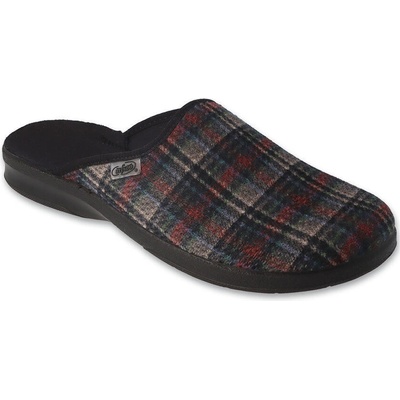 BEFADO 548M037 pánské pantofle LEON ZŠ káro