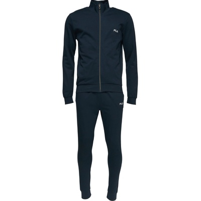 Fila pánske pyžamo LONG SET IN FRENCH TERRY tmavo modrá biela