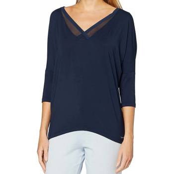 Calvin Klein 3/4 V Neck Top QS5780E