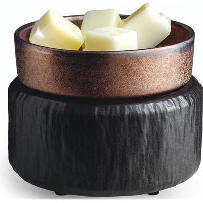 Candle Warmers elektrická aroma lampa a ohřívač svíček 2v1 Primitive Black – Zboží Dáma