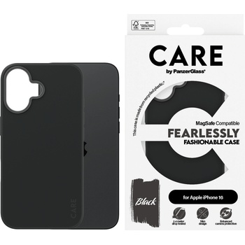 Image 1 of Panzer Гръб CARE by PanzerGlass Fashionable за iPhone 16, w. MagSafe - Черен
