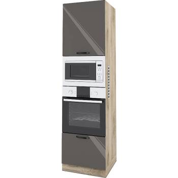 ИРИМ Колонен кухненски шкаф Сити АРФ-Антрацит гланц-05-48 60 см