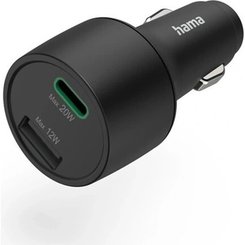 Hama nabíječka do auta USB-C/USB-A PD 3.0/QC 32 W černá (201690)