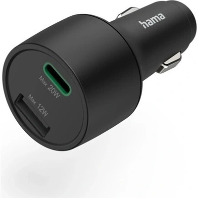 Hama nabíječka do auta USB-C/USB-A PD 3.0/QC 32 W černá (201690)