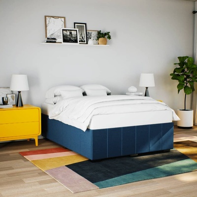 vidaXL 11461.3284852 Rám postele bez matrace modrý textil