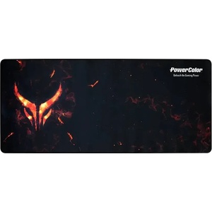 PowerColor Геймърска подложка за мишка PowerColor Red Devil MPD-1000, XL, Черна | 695-G000000577 (695-G000000577)