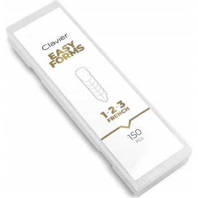 Clavier Formy na prodlužování nehtů Easy Forms 1-2-3 French 150 ks