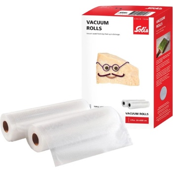 Solis Комплект вакуумни ролки Solis - 2 броя, 20 x 600 cm, BPA Free (92251)