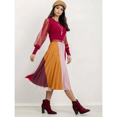 Blouse RV BZ 5192.16 burgundy červená