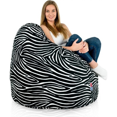 Intermedic SK sedací vak BAG Sako Design Zebra XXL