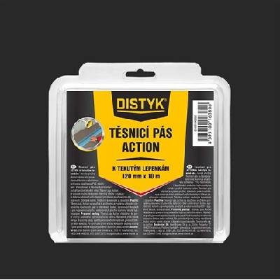 DEN BRAVEN DISTYK Těsnící pás Action 120mm/10m šedá