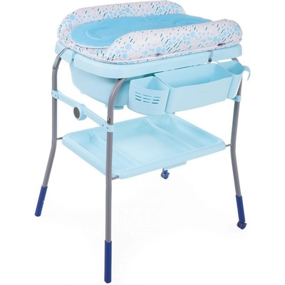 Chicco Prebaľovací stolík s vaničkou Cuddle & Bubble Ocean