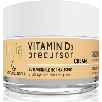 Delia Cosmetics Normalizující noční krém proti vráskám Vitamin D3 Precursor 50 ml