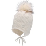 Sterntaler Плетена зимна шапка Sterntaler - 51 cm, 18-24 месеца, екрю (4702241-908)