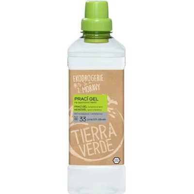 Tierra Verde prací gel z mýdlových ořechů na sportovní prádlo s BIO eukalyptovou silicí 1 l