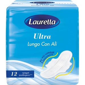 Laurella ултра дълга дамска превръзка с крилца 12бр (87654356)