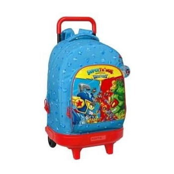 Magic Box Toys Училищна чанта с колелца SuperThings Rescue force 33 x 45 x 22 cm Син